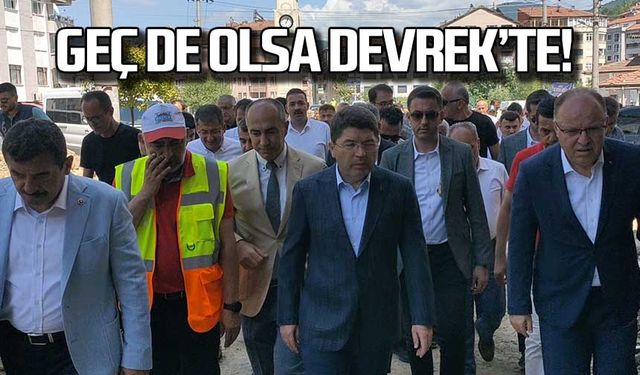 Geç de olsa Devrek'te!