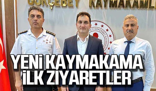 Yeni kaymakama ilk ziyaretler