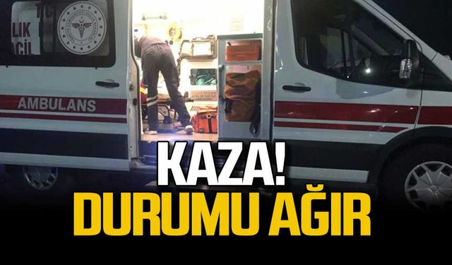 Kaza! Durumu ağır