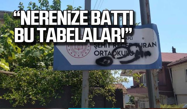 "Nerenize battı bu tabelalar!"