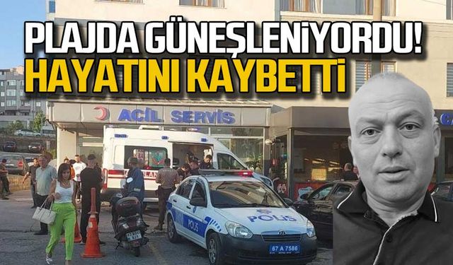 Plajda güneşleniyordu! Hayatını kaybetti!