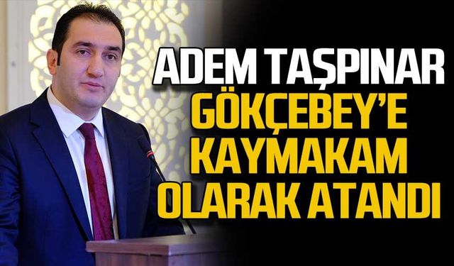 Adem Taşpınar Gökçebey'e Kaymakam olarak atandı!