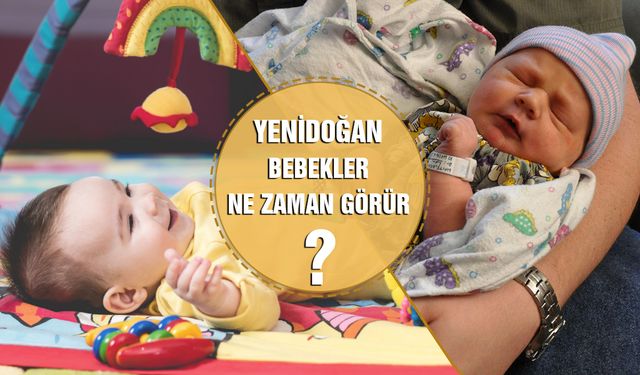 Yenidoğan Bebek ne Zaman Görür? Bebekler Ne Zaman Renkli Görür?