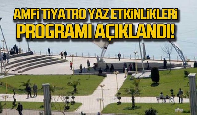 Amfi Tiyatro yaz etkinlikleri programı açıklandı!