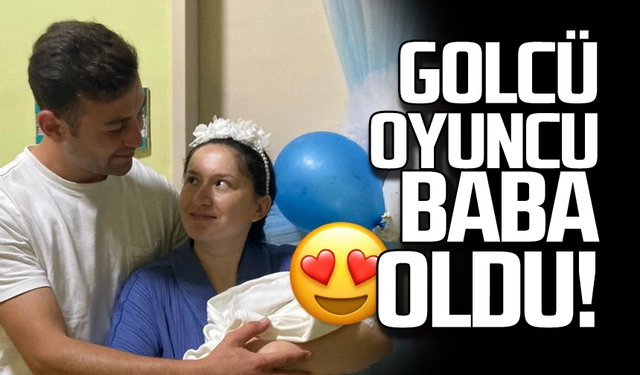 Golcü oyuncu baba oldu!