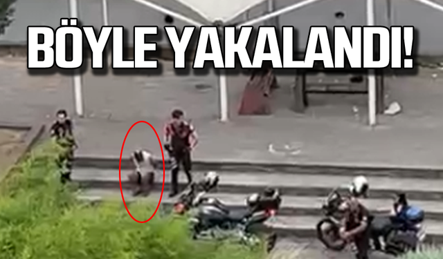 Belediye arkasında olay! Böyle yakalandı!