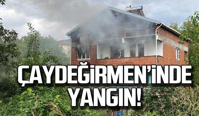 Çaydeğirmeni'nde yangın!