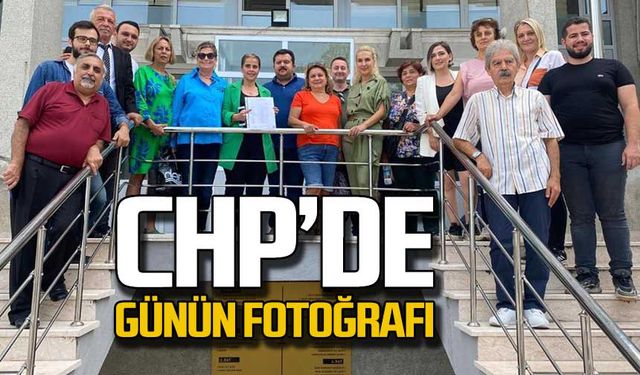 CHP’de günün fotoğrafı