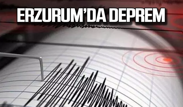 Erzurum Narman'da deprem oldu!