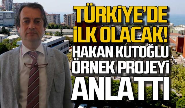 Prof. Dr. Hakan Kutoğlu örnek projeyi anlattı