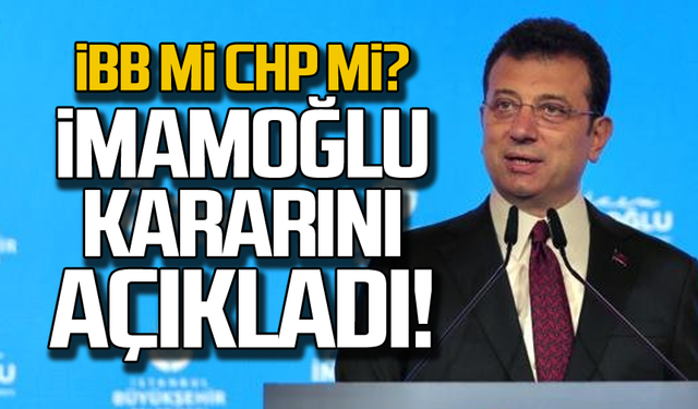 İBB mi CHP mi? İmamoğlu aday olacak mı?