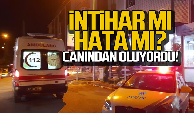 İntihar mı hata mı? Canından oluyordu!