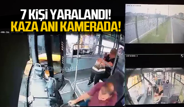 Kaza anı saniye saniye kaydedildi!