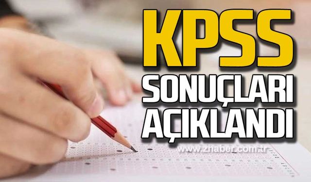 KPSS sonuçları açıklandı!