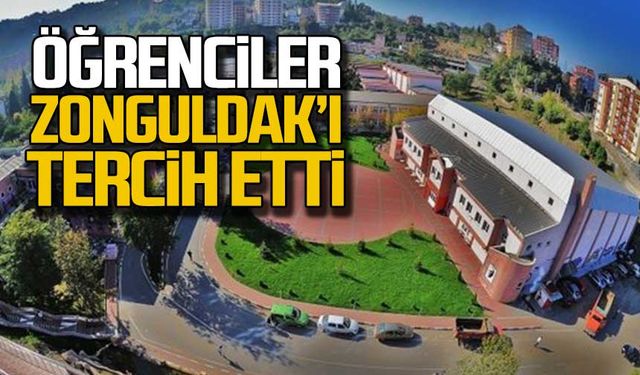 Öğrenciler Zonguldak'ı tercih etti