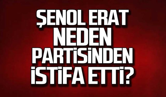 Şenol Erat neden partisinden istifa etti?