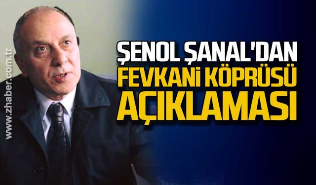 Şenol Şanal'dan Fevkani Köprüsü açıklaması!