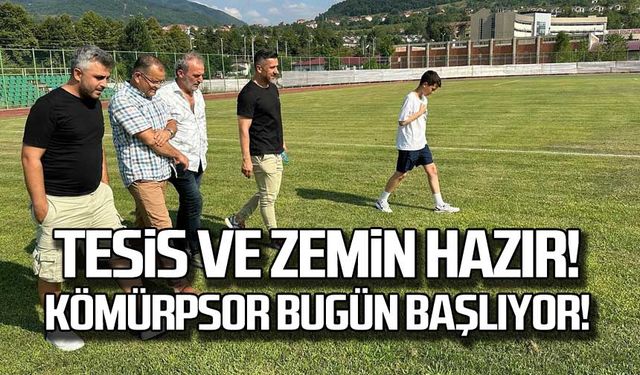 Tesis ve zemin hazır…Kömürpsor bugün başlıyor!