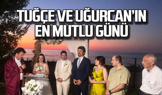 Tuğçe ve Uğurcan'ın en mutlu günü