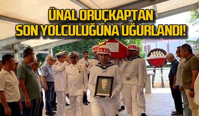 Emekli Asker Ünal Oruçkaptan son yolculuğuna uğurlandı!