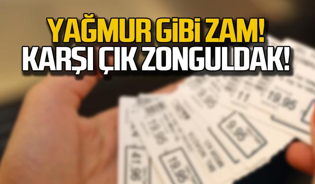 Zamlar yağmur gibi yağıyor! Karşı çık Zonguldak!