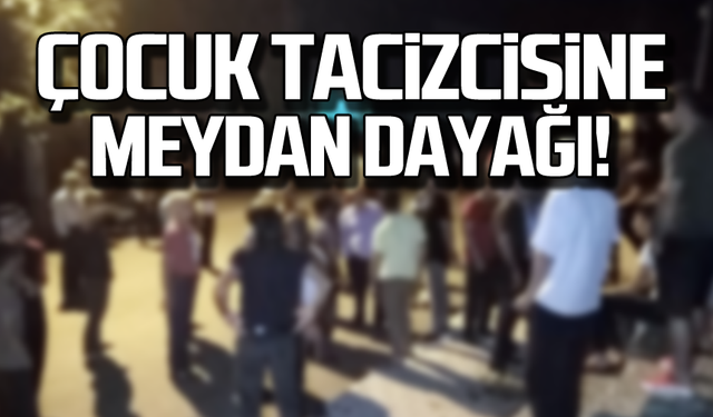 Zonguldak'ta çocuk tacizcisine meydan dayağı!