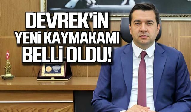 Devrek'in yeni kaymakamı Muhammed Evlice oldu