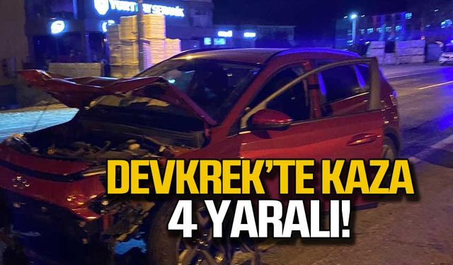 Devrek'te kaza! 4 yaralı!