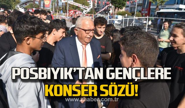 Posbıyık'tan gençlere konser sözü!