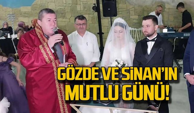 Gözde ve Sinan'ın mutlu günü!