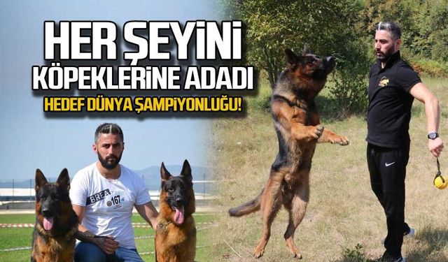 Herşeyini köpeklerine adadı, hedef dünya şampiyonluğu!