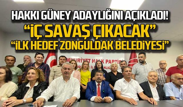 Hakkı Güney adaylığını açıkladı! 'İç savaş çıkacak'