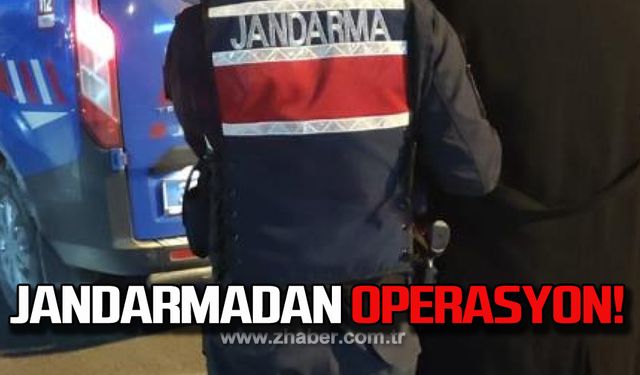 Jandarmadan operasyon!