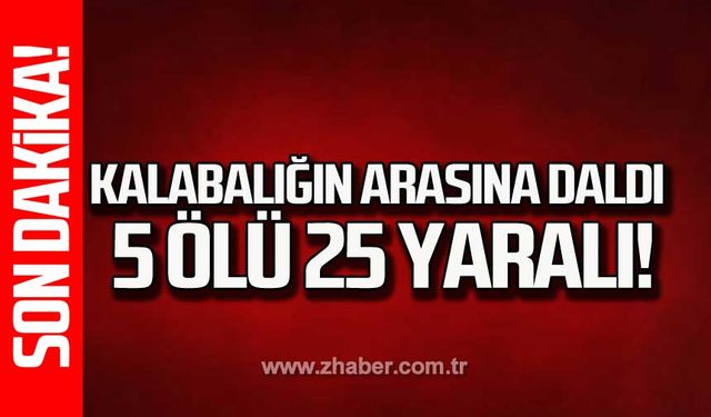 Kamyon kalabalığın arasına daldı 5 ölü 25 yaralı!