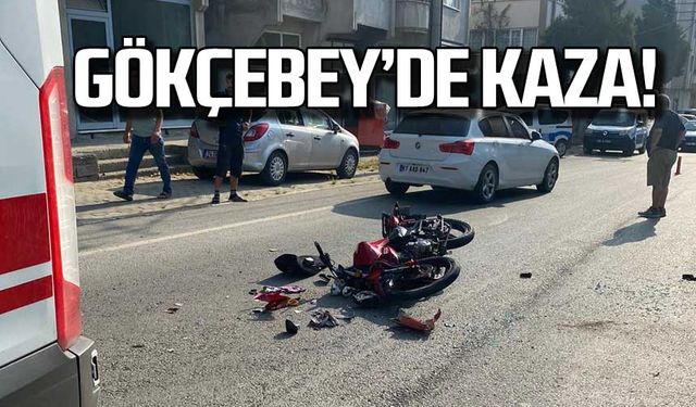 Gökçebey'de kaza!