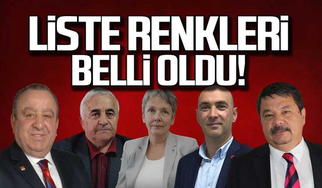 CHP'de liste renkleri belli oldu!