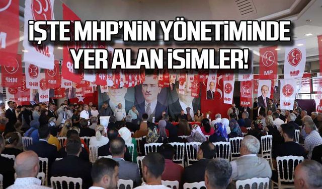 İşte MHP'nin Zonguldak yönetiminde yer alan isimler!