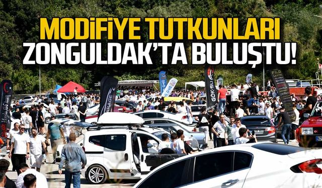 Modifiye tutkunları Zonguldak'ta buluştu!