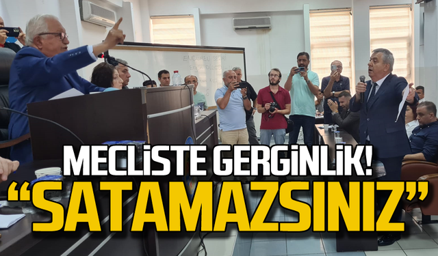 Mecliste gerginlik! "Satamazsınız!"