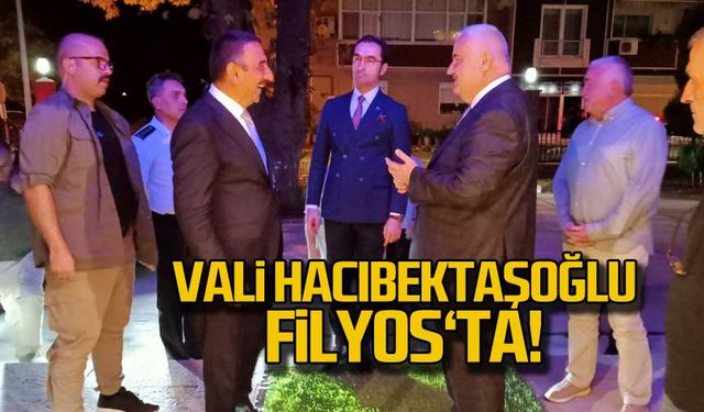 Vali Hacıbektaşoğlu Filyos'ta!
