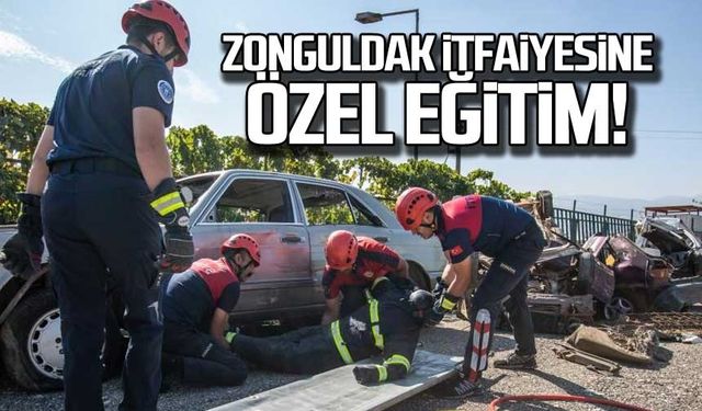 Zonguldak itfaiyesine özel eğitim!