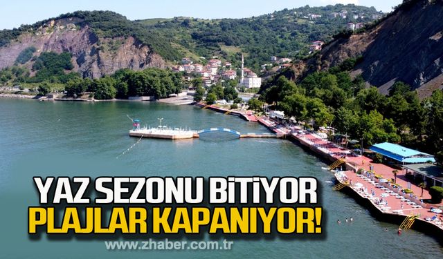 Yaz sezonu bitiyor, plajlar kapanıyor!