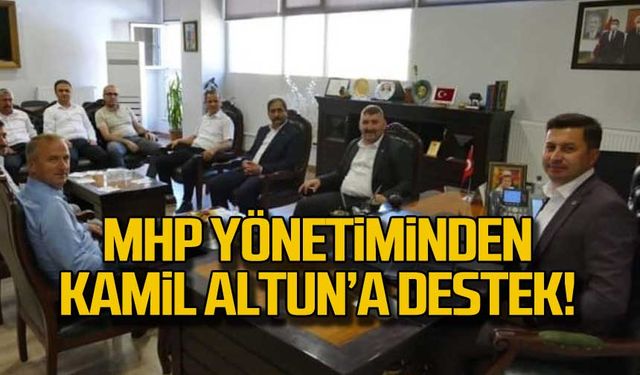 MHP yönetiminden Kamil Altun'a destek!