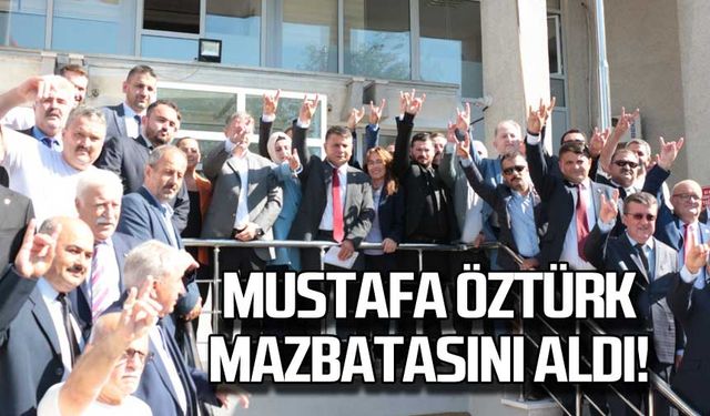 Mustafa Öztürk Mazbatasını aldı!