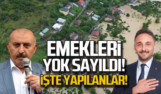 Emekleri yok sayıldı! İşte yapılanlar!