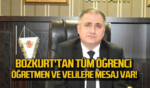 Bozkurt'tan tüm öğrenci, öğretmen ve velilere mesaj var!