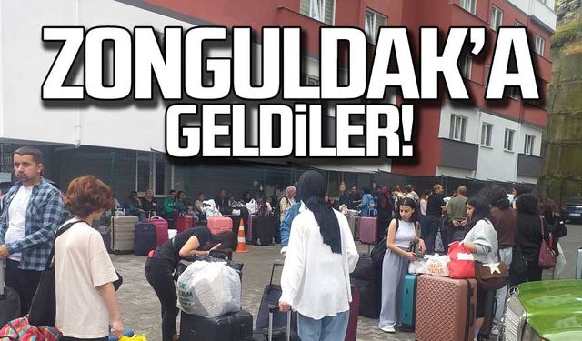 Zonguldak'a geldiler!