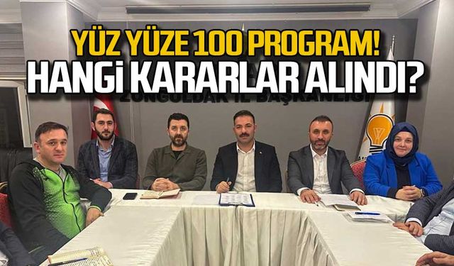 Yüz yüze 100 program! Ak Parti'de ne kararlar alındı?