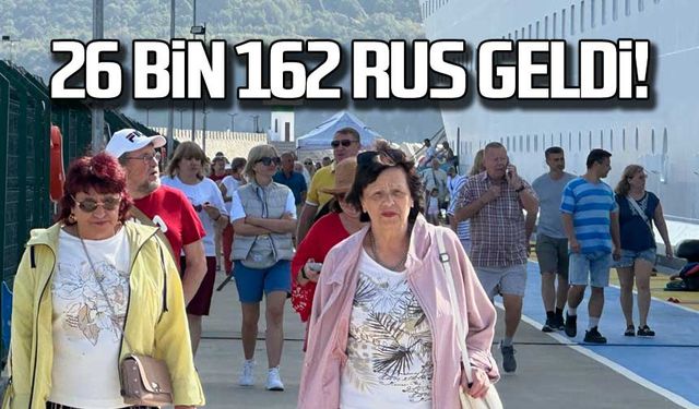 26 bin 162 Rus turist geldi!