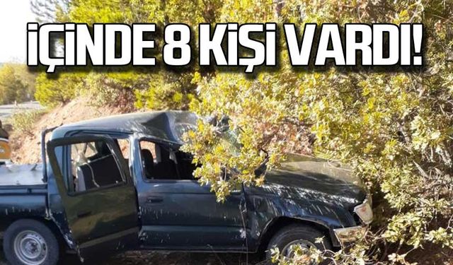 Mantar toplamaya gidiyorlardı! 8 kişi yaralandı!